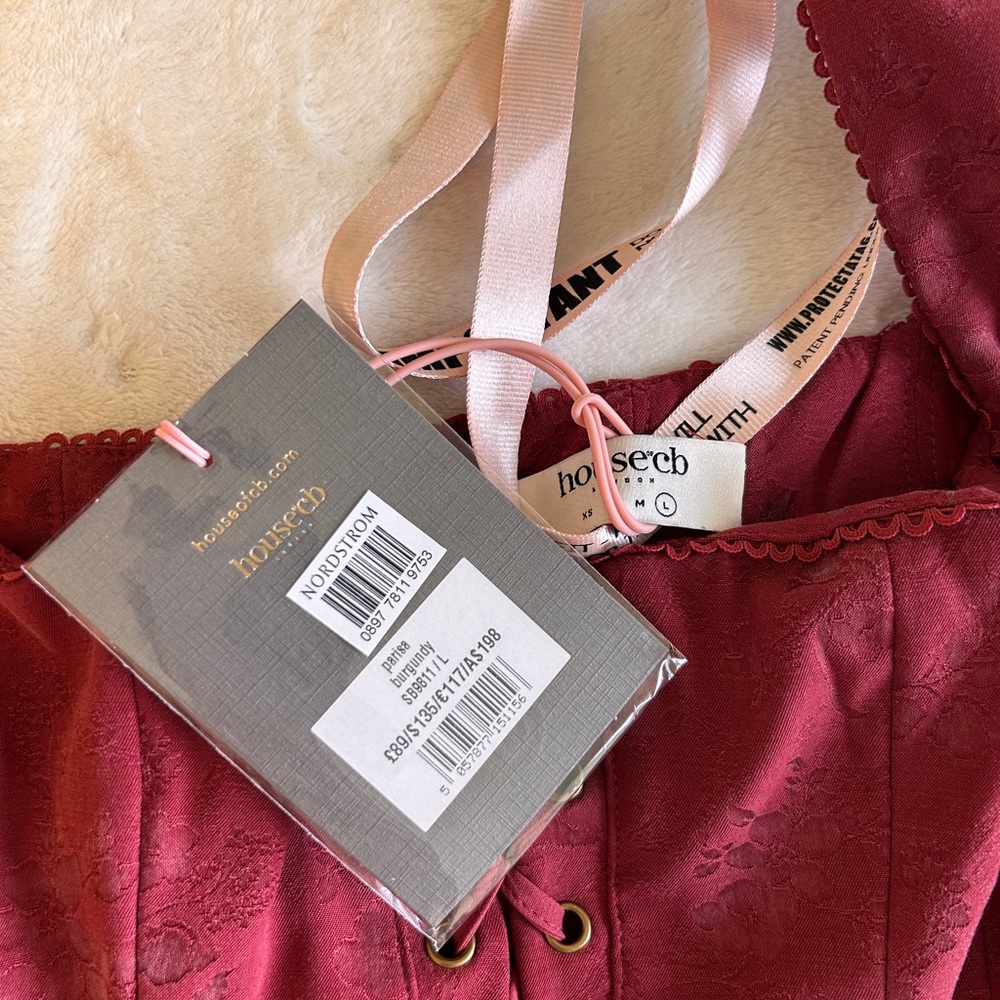 NWT House of CB Parisa Lace-Up Corset Top - Picture 7 of 8